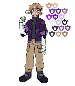 Semi-Android/Mecha Character Design