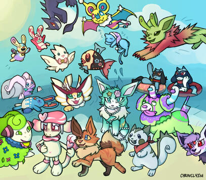 Fullcolor Artfight Mass Attack Scene