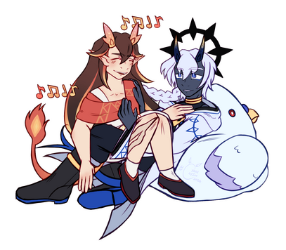 Flatcolor Fullbody Pair